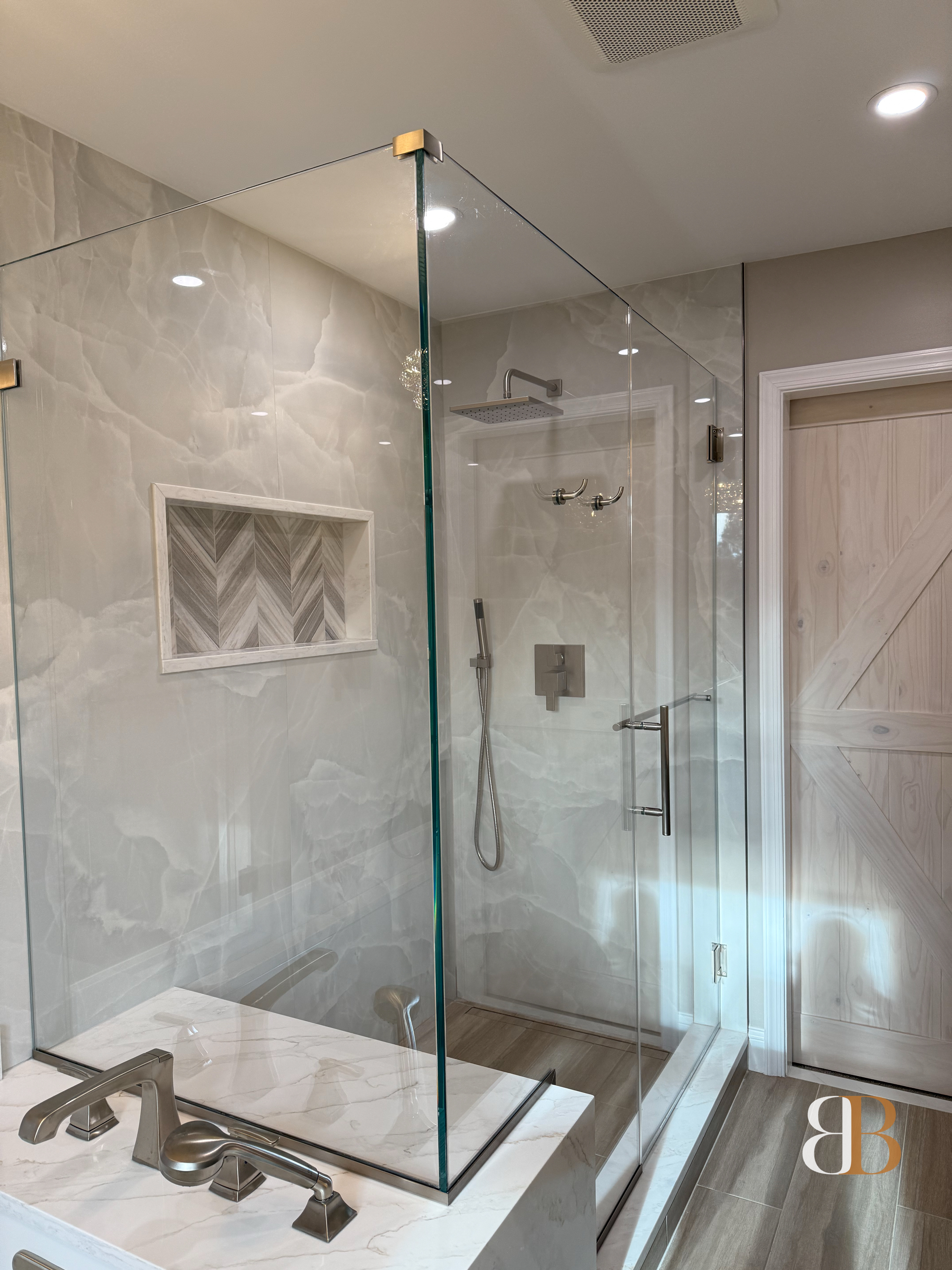 Contemporary bathroom remodel in Lower Gwynedd by B&B Associates Creations — photo 5